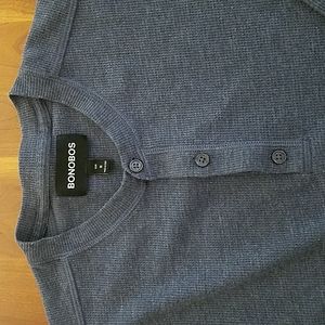 Bonobos Henley Shirt Size M Slim